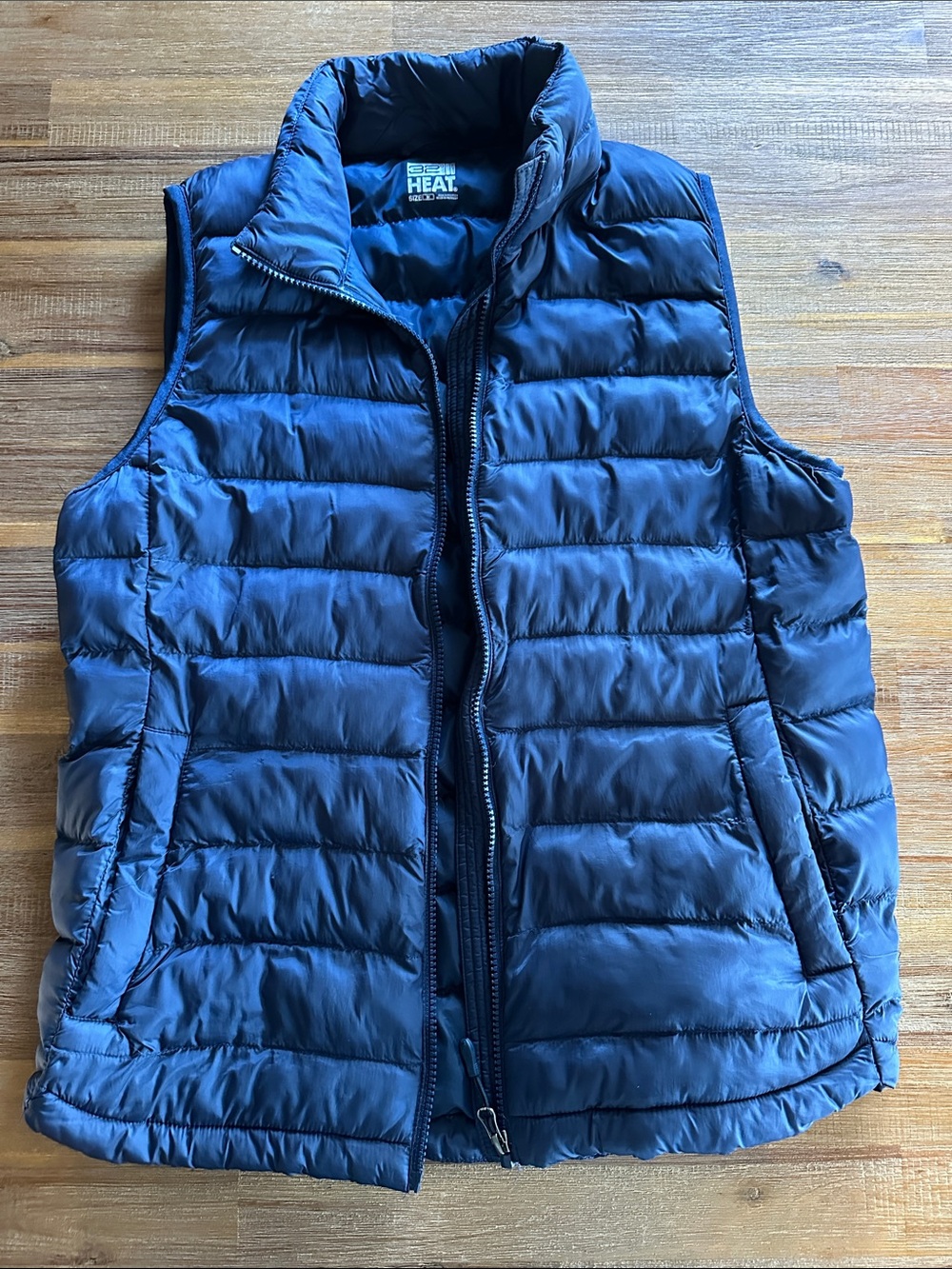 32 Degrees Navy Blue Quilted Puffer Vest